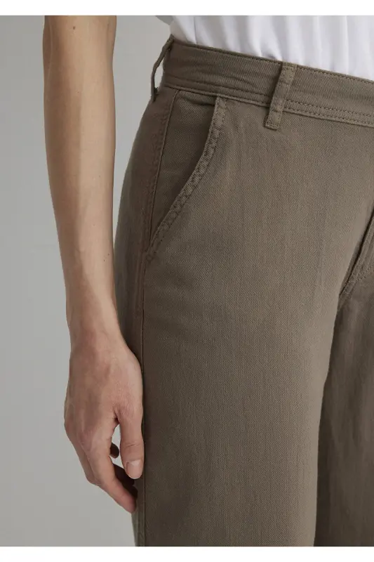 Kahverengi Pantolon 1010884-70376-Kahverengi - 6