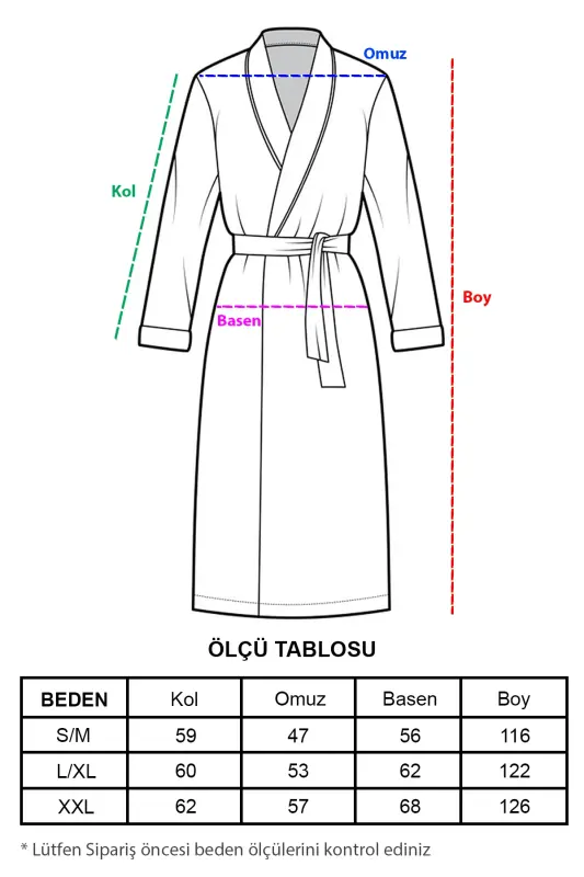 Kahverengi Pike Soho Bornoz - Unisex Bornoz ve Havlu - Kahverengi - 6