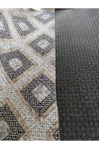 Kahverengi Yıkanabilir Kaymaz Taban Dört Mevsimlik Salon Banyo Balkon Genç Odası Kesme Yolluk - KAHVERENGİ - 4