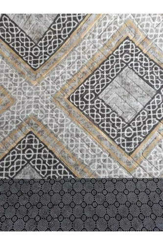 Kahverengi Yıkanabilir Kaymaz Taban Dört Mevsimlik Salon Banyo Balkon Genç Odası Kesme Yolluk - KAHVERENGİ - 5