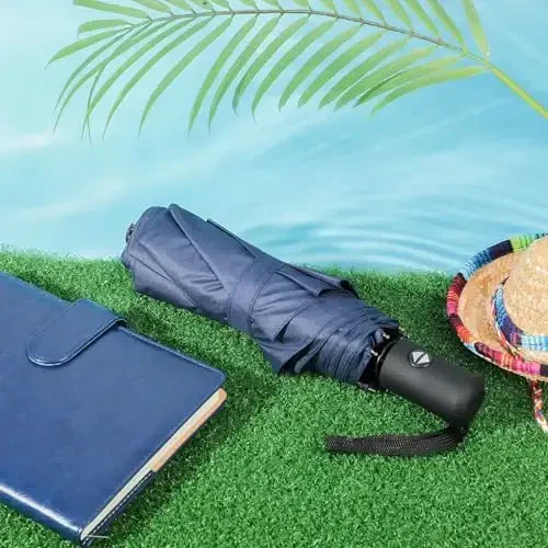 Kajaia 4 Pack Umbrellas Compact Windproof, Automatic Open and Close Folding Rain Umbrella Collapsible for Men Women Travel - 8