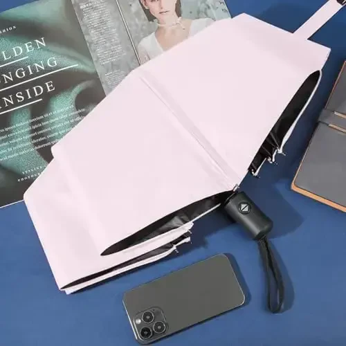 Kajaia 4 Pack Umbrellas Compact Windproof, Automatic Open and Close Folding Rain Umbrella Collapsible for Men Women Travel - 6