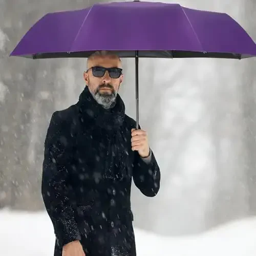 Kajaia 4 Pack Umbrellas Compact Windproof, Automatic Open and Close Folding Rain Umbrella Collapsible for Men Women Travel - 6