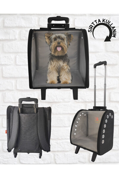 Kale Suitcase Rolling Carry Bag Grey - LAVİSTA