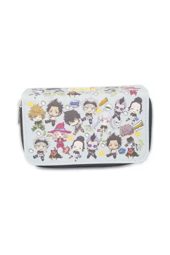 Kalem Kutusu Anime Black Üç Bölmeli Vegan Deri (KALEMLİK) - Anime Black - SIZE (1)
