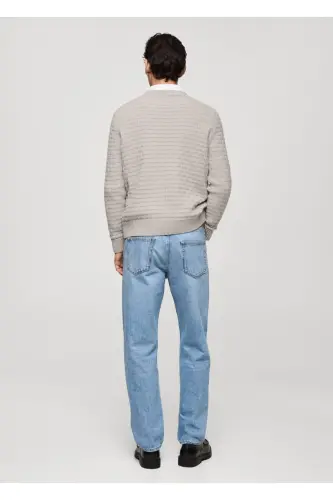 Kalın örgülü sviter - 5