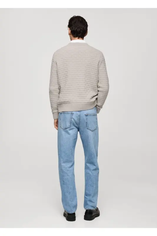 Kalın örgülü sviter - 5