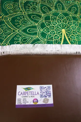 3cm Kalın Süngerli Yumuşak Seccade Diz Ağrıtmaz Çeyizlik Hediyelik Namazlık Katlanabilir (70X120CM) - Renkli - 7