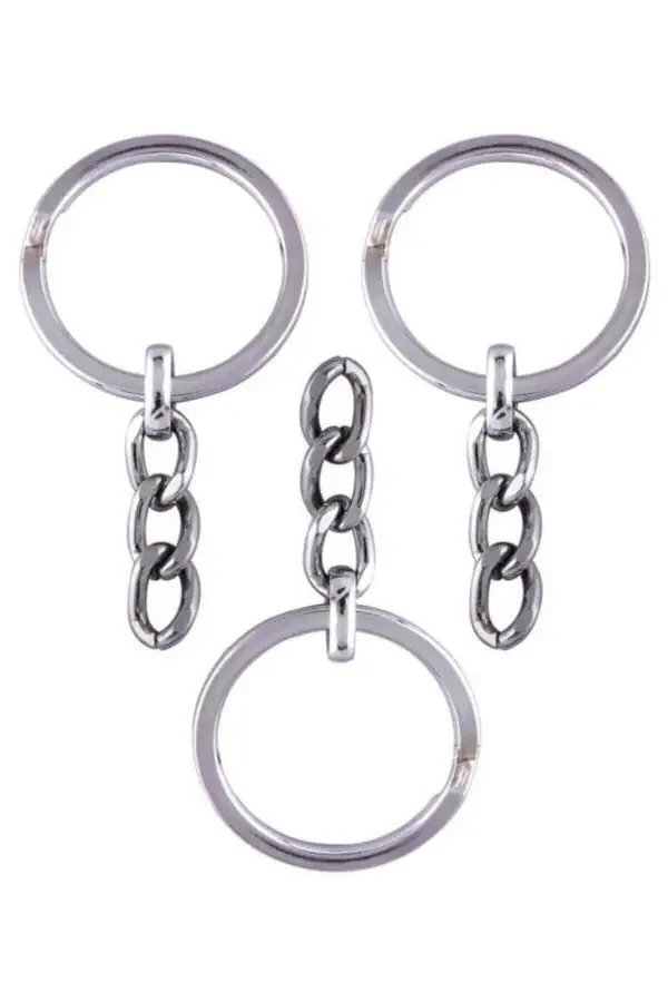 Kalit kaliti zanjirli 50 dona diametr 2,2 sm - 1