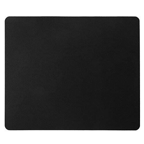 Quality Selection Mouse Pad Non-Slip Rubber Base Computer Black Mousepad, Superb Tracking Accuracy and Smooth Surface Mouse Control, Mouse Pads for Desk Office, Home & Gaming 7.75 X 9.25 in, No Logos - 1