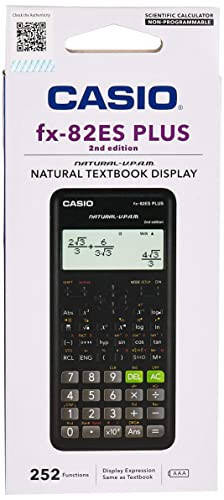 Калькулятор Casio Fx-82es Fx82es Plus Bk с дисплеем, 252 функции - 2