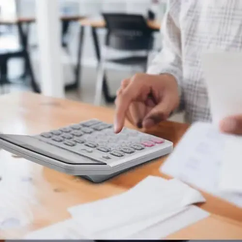 Калькулятор настольный OFFIDIX, 12 цифр, ЖК-дисплей сверхбольшого размера, большие кнопки, калькулятор с двумя источниками питания (солнечная энергия), для офиса, работы, бизнеса, дома и школы - 6