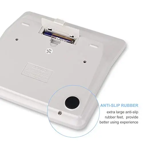 Калькулятор настольный OSALO с очень большим дисплеем, 12 разрядов, большие клавиши, солнечная бухгалтерская, для офиса (OS-200ML) - 5