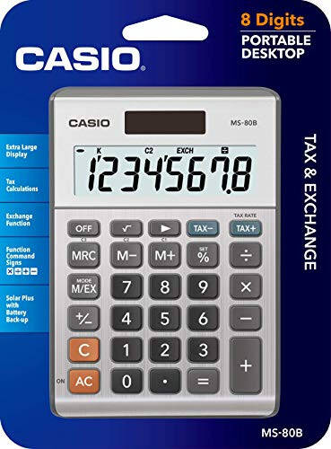 Калькулятор настольный стандартный Casio MS-80B - 3