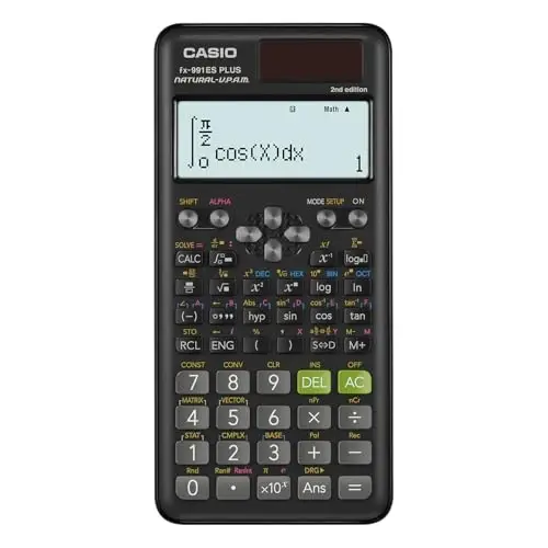 Калькулятор научный Casio fx-991ES Plus 2 с 417 функциями и дисплеем, Natural - CASIO