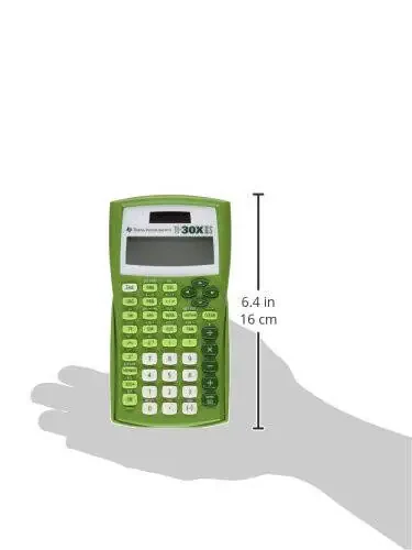 Калькулятор научный Texas Instruments TI-30X IIS 2-строчный, лайм-зелёный - 3