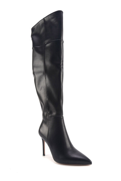 KALLY 4PR Black Women's Heeled Boots - 2