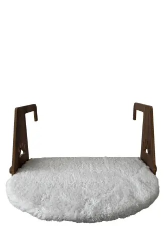 Kalorifer Petek Radyatör Yatağı Kedi Peluş Kalorifer Yatağı (Kolay Montaj Geçmeli Sistem)-BEYAZ - SENNEDİLERSEN (1)