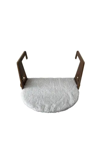 Kalorifer Petek Radyatör Yatağı Kedi Peluş Kalorifer Yatağı (Kolay Montaj Geçmeli Sistem)-BEYAZ - 3