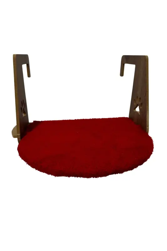 Kalorifer Petek Radyatör Yatağı Kedi Peluş Kalorifer Yatağı (Kolay Montaj Geçmeli Sistem)-KIRMIZI - 1