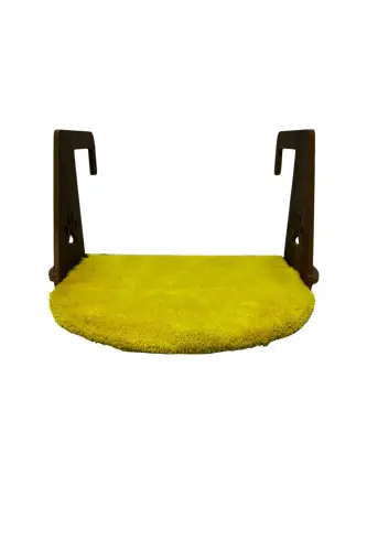 Kalorifer Petek Radyatör Yatağı Kedi Peluş Kalorifer Yatağı (Kolay Montaj Geçmeli Sistem)-SARI - 1