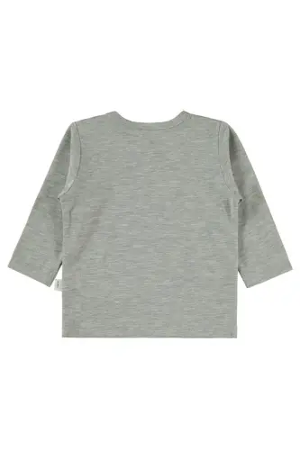 Kalp Taçlı 6-18 Ay Sweatshirt - Gri 18-24 Ay - Karmelanj - CIVIL BABY (1)