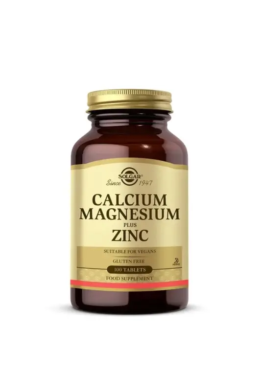 Calcium Magnesium Plus Zinc 100 Tablet - SOLGAR