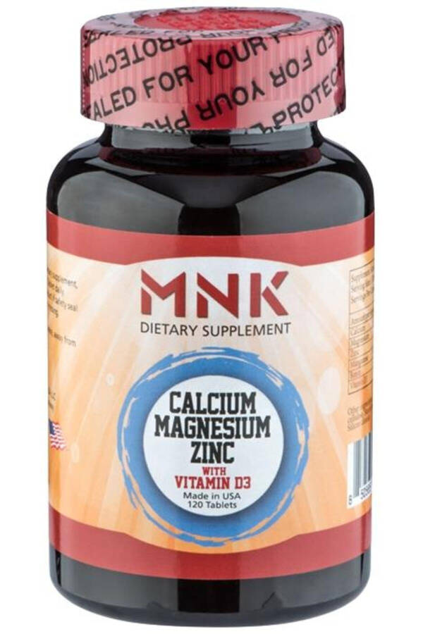 Kalsiyum Magnezyum Çinko D3 Vitamini 120 Tablet - 1