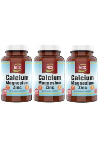 ® Calcium Magnesium Çinko D&k Kalsiyum 3 X 120 Tablet - 1