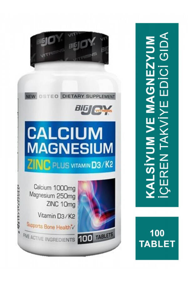 Kalsiyum Magnezyum Çinko Plus 100 Tablet - 1