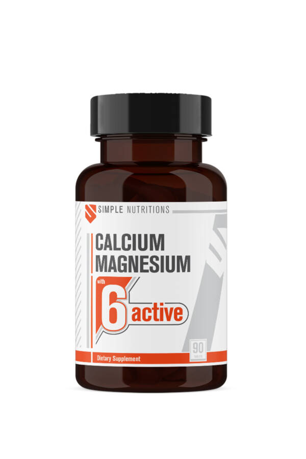 Calcium Magnesium with 6-Active (Kalsiyum Magnezyum Kompleks) 90 Tablet - 1