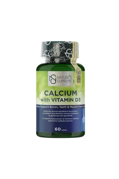 Calcium With Vitamin D3 60 Tablet - Modazone