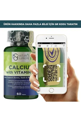 Calcium with Vitamin D3 60 Tablet - 4