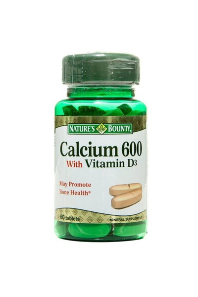 Kaltsiy 600 D3 vitamini bilan 60 ta tabletka - 1