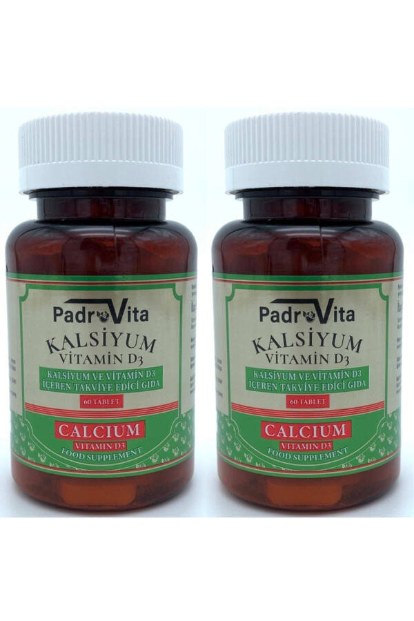 Kaltsiy (Kaltsiy Sitrat) va D3 Vitamini 60 Tablet 2 ta Paket - 10