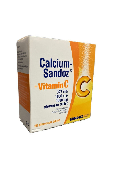 Kaltsiy-Sandoz Vitamin C 20 Effervescent Tablet - 4