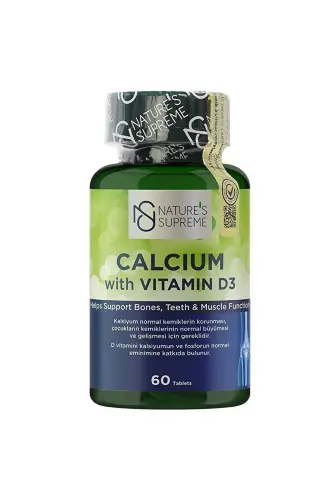 Kaltsiy va D3 Vitamini 60 Tablet - 1