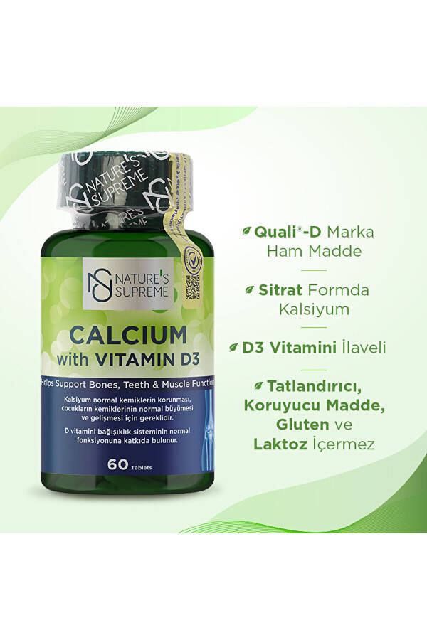 Kaltsiy va D3 Vitamini 60 Tablet - 6