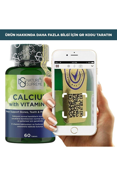 Kaltsiy va D3 Vitamini 60 Tablet - 8