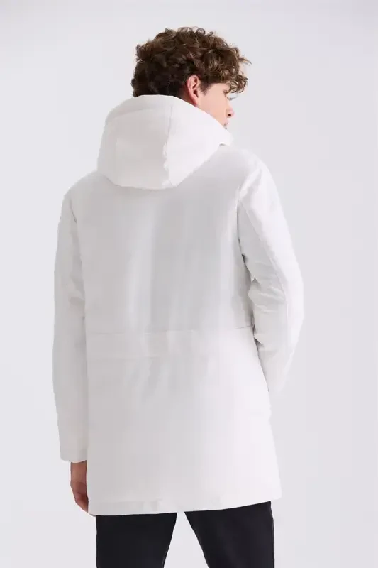 Камень Comfort Fit Толстовка Скрытая молния Зимняя куртка - 4