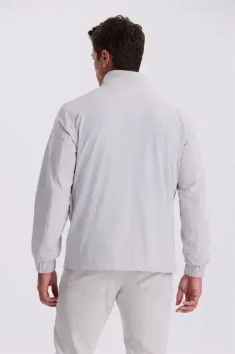 Камень Comfort Fit Воротник-стойка Сезонная куртка - 4