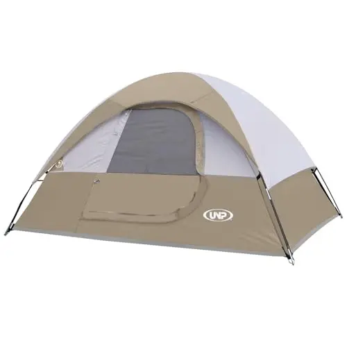 Camping Tent 2 Person, Waterproof Windproof Tent with Rainfly Easy Set up-Portable Dome Tents for Camping… - UNP
