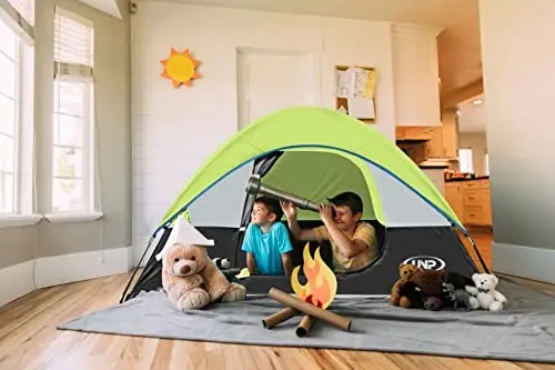Camping Tent 2-4 Person, Waterproof Windproof Tent with Rainfly Easy Set up-Portable Dome Tents for Camping… - 6