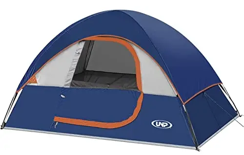 Camping Tent 2 Person, Waterproof Windproof Tent with Rainfly Easy Set up-Portable Dome Tents for Camping… - UNP