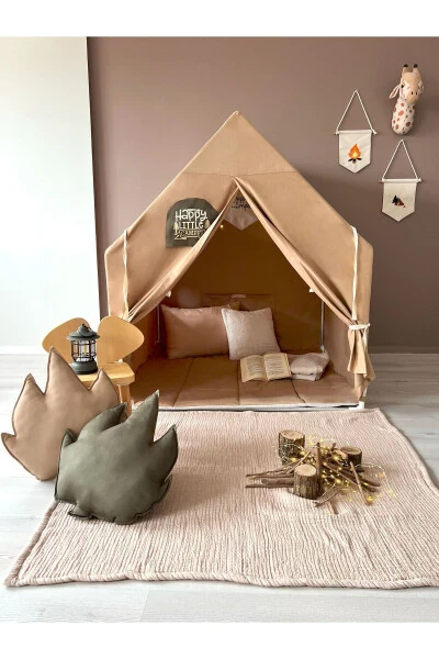 Safari Kamp Oyun Evi+Oyun Halısı - PAMUKA