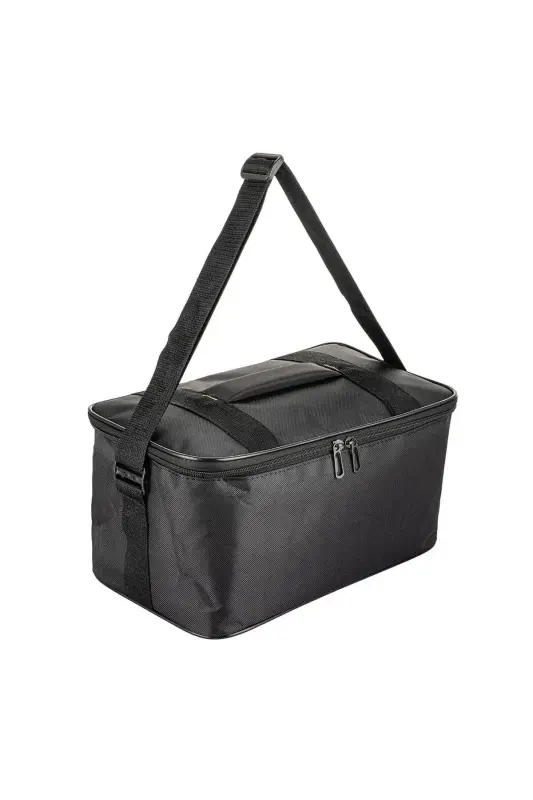 Kamp Piknik Termal Soğutucu Yalıtımlı Buzluk Termos Çanta 5’li Set - 960 Siyah-Siyah Desenli - 6