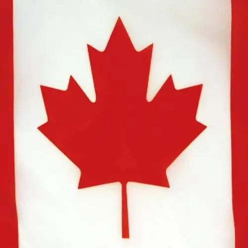 Kanada dengiz bayrog'i 18'' x 12'' - Kanada bayroqlari 30 x 45 sm. - Qayiq uchun banner 12x18 dyuym - AZ FLAG - 3