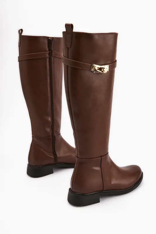 Kanako Taba Zip-Up Ankle Boots with Accessories - 9