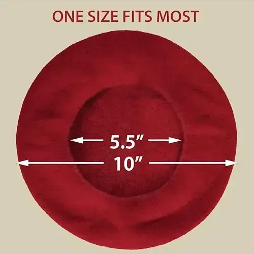 Kangaroo Vintage French Beret - Erkaklar va ayollar uchun unisex jun shapka, Cosplay, kostyumlar kechasi, Parij moda aksessuari - MODAZONE