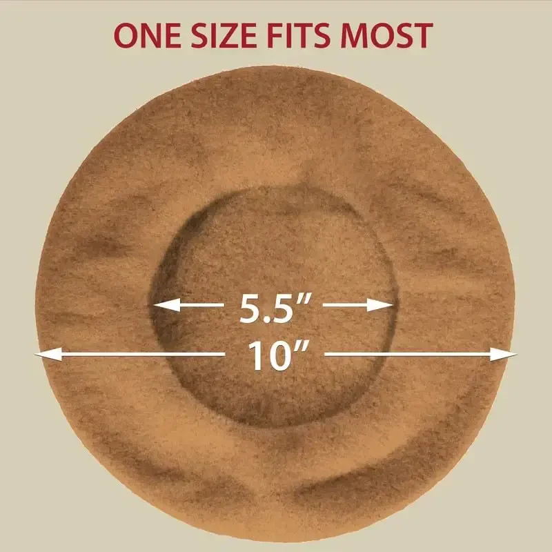 Kangaroo Vintage French Beret - Unisex Wool Hat for Men & Women, Cosplay, Costume Party, Parisian Fashion Accessory - 6